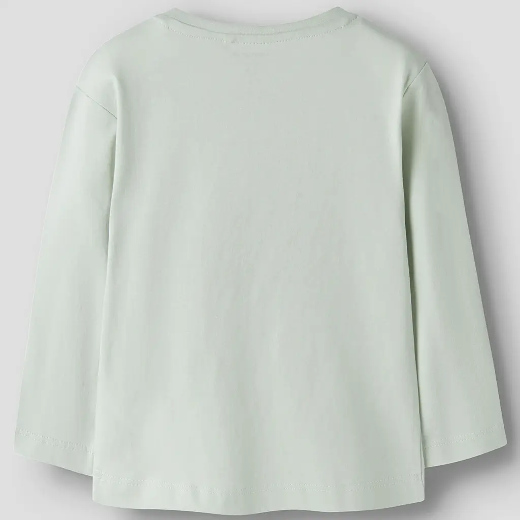 Longsleeve Veen (pale aqua unicorn flower)