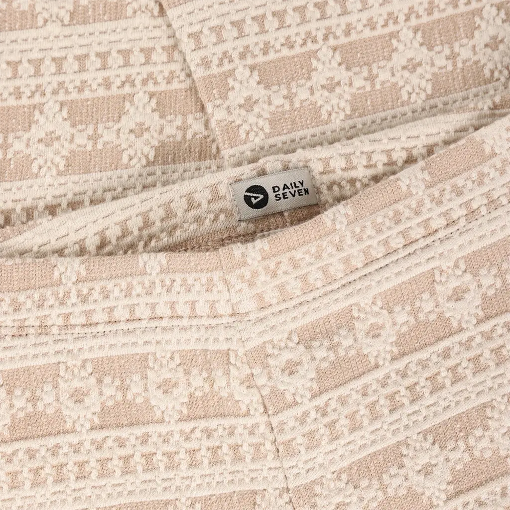 Broek/legging flared (latte sand)