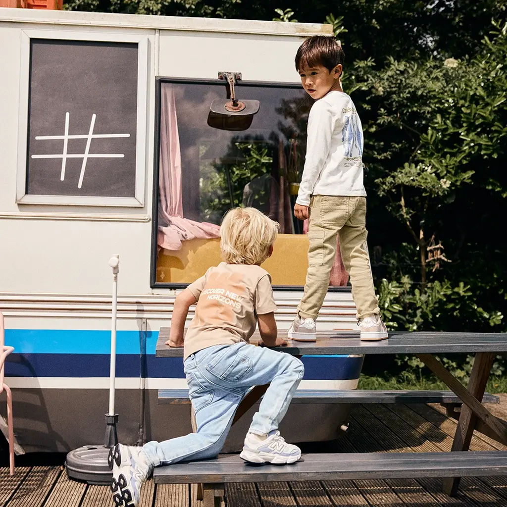 Spijkerbroek straight fit (light blue denim)