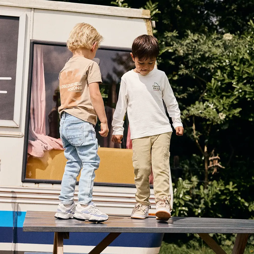 Spijkerbroek straight fit (light blue denim)