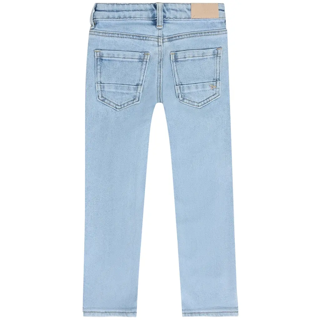 Spijkerbroek straight fit (light blue denim)