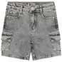 Daily7 Korte spijkerbroek cargo (grey denim)
