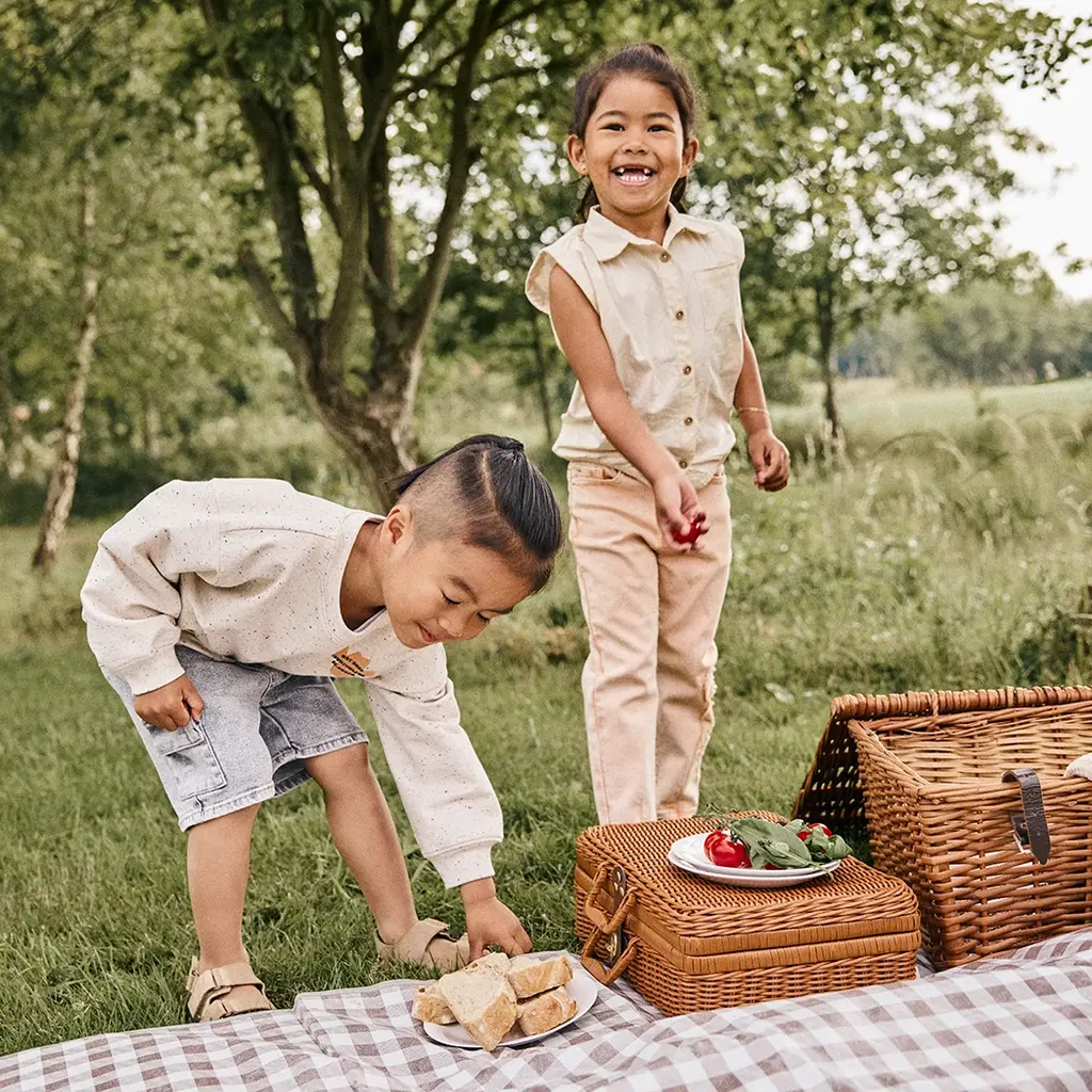 Korte spijkerbroek cargo (grey denim)
