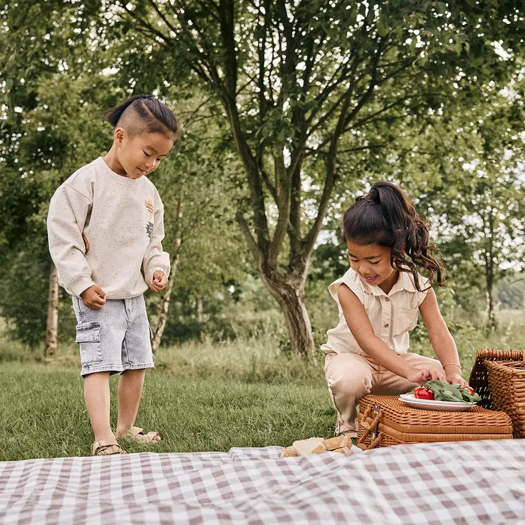 Korte spijkerbroek cargo (grey denim)