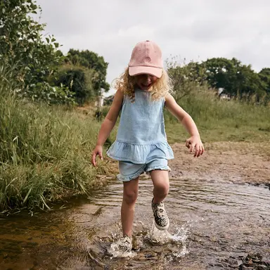 Spijker topje (light denim blue)