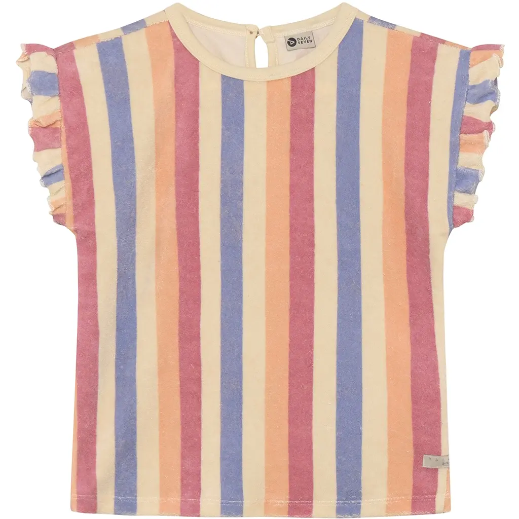 T-shirt stripe (heather rose)
