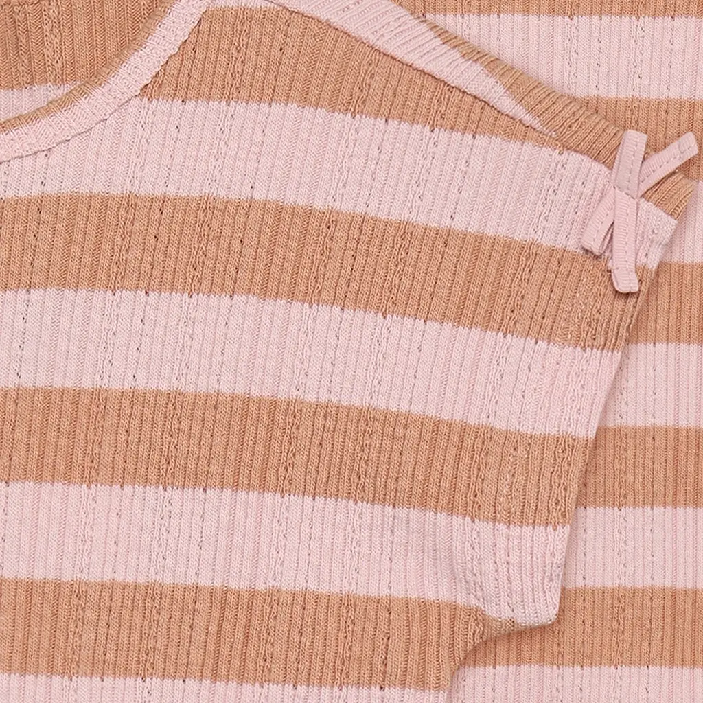 T-shirt stripe (silver pink)