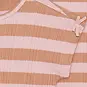 Daily7 T-shirt stripe (silver pink)
