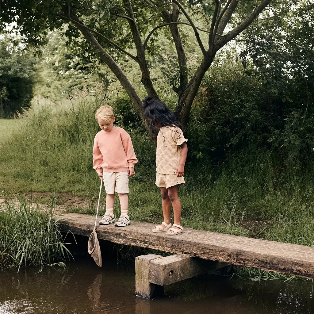 Trui oversized Backprint (sandstone)