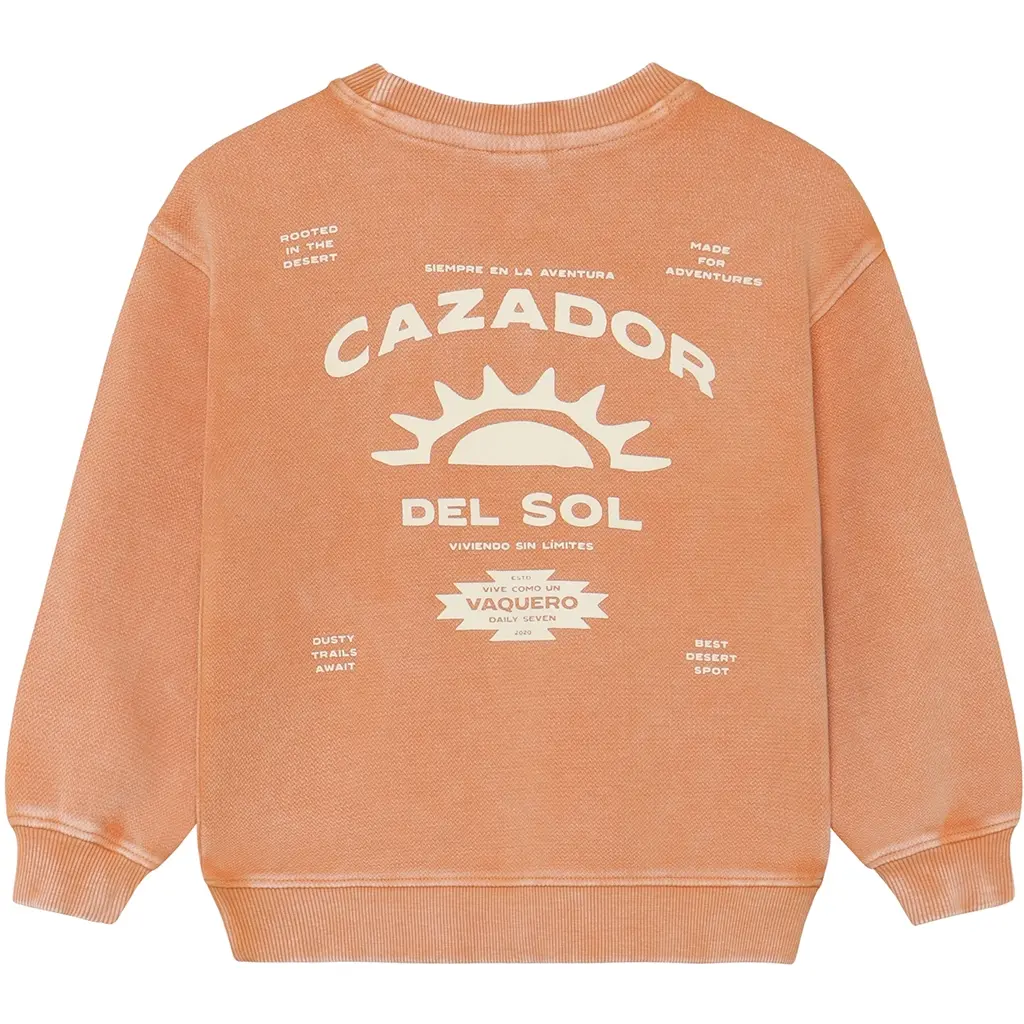 Trui oversized Backprint (sandstone)