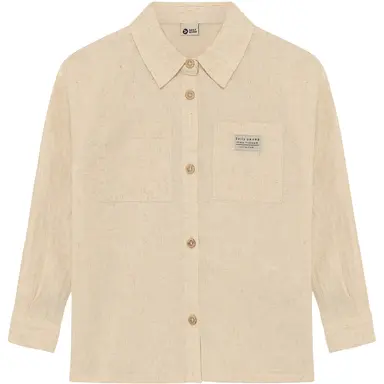 Overhemd linen (sandshell)