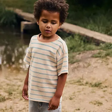 T-shirt oversized (sandshell)