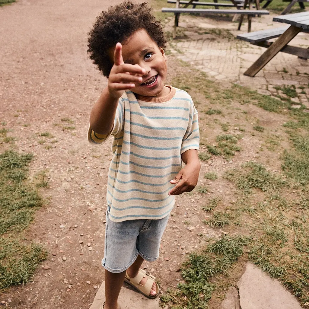 T-shirt oversized (sandshell)