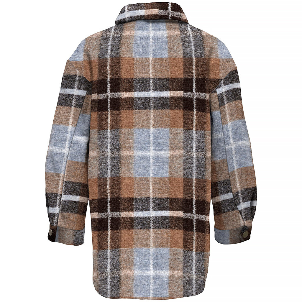 Shacket Andrea (tobacco brown/dusty blue)