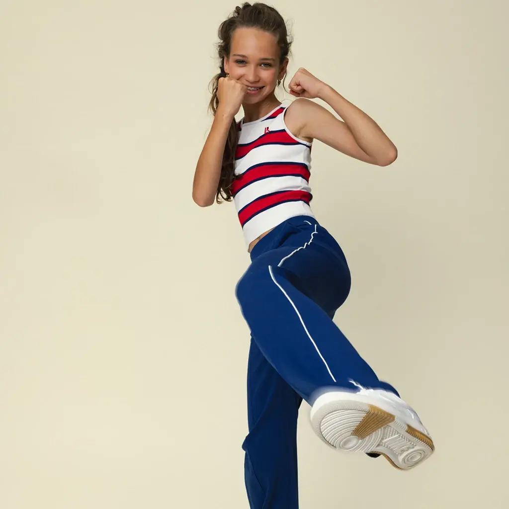 Broek interlock (indigo blue)