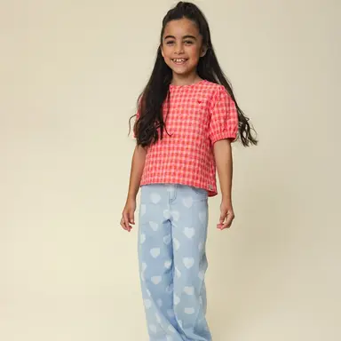 Spijkerbroek wide fit (heart denim)