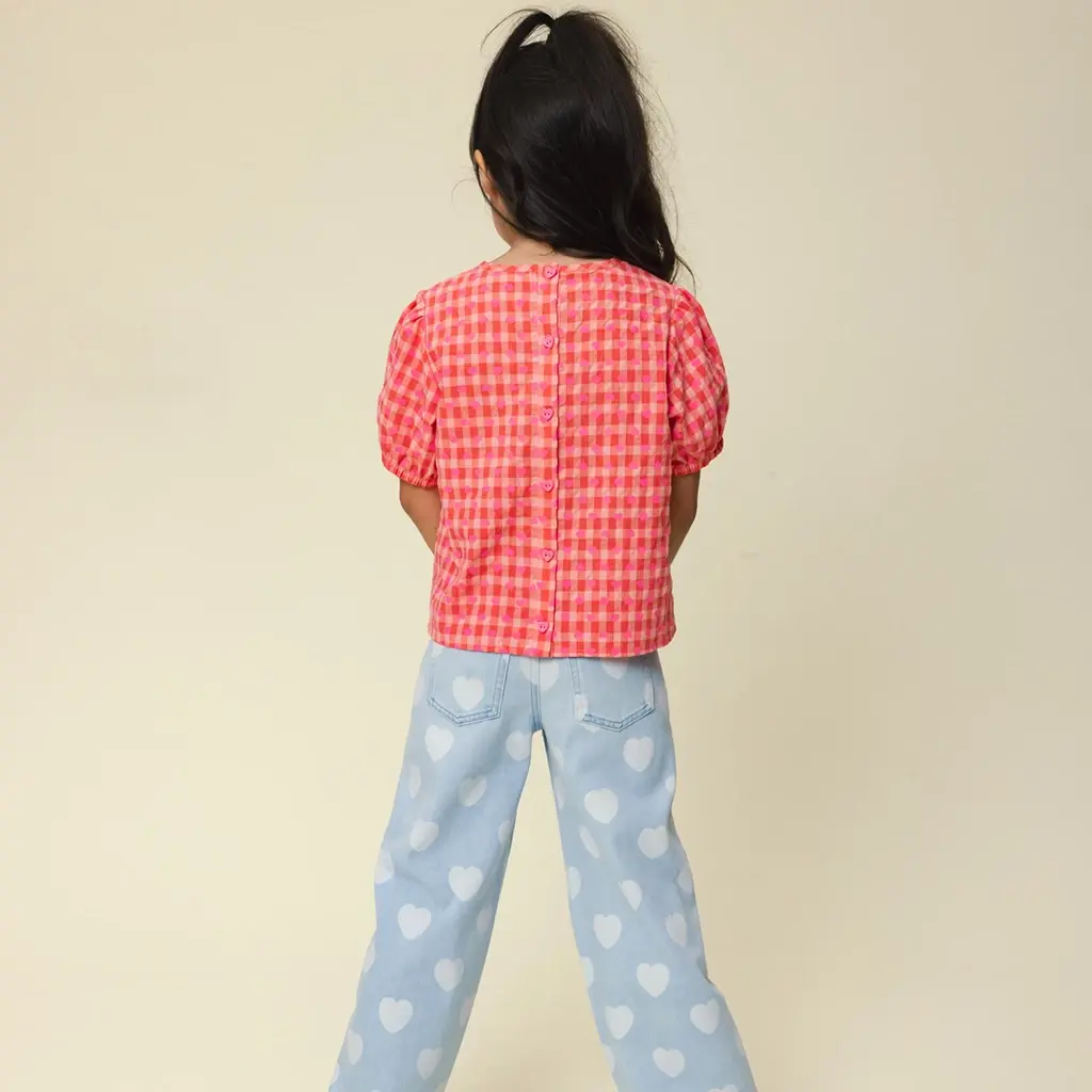 Spijkerbroek wide fit (heart denim)