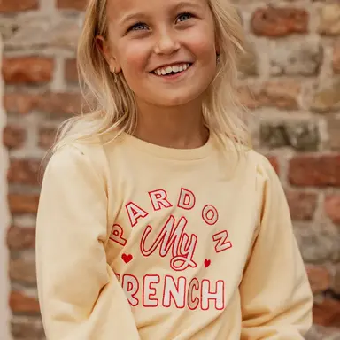 Trui lurex (banana shake)