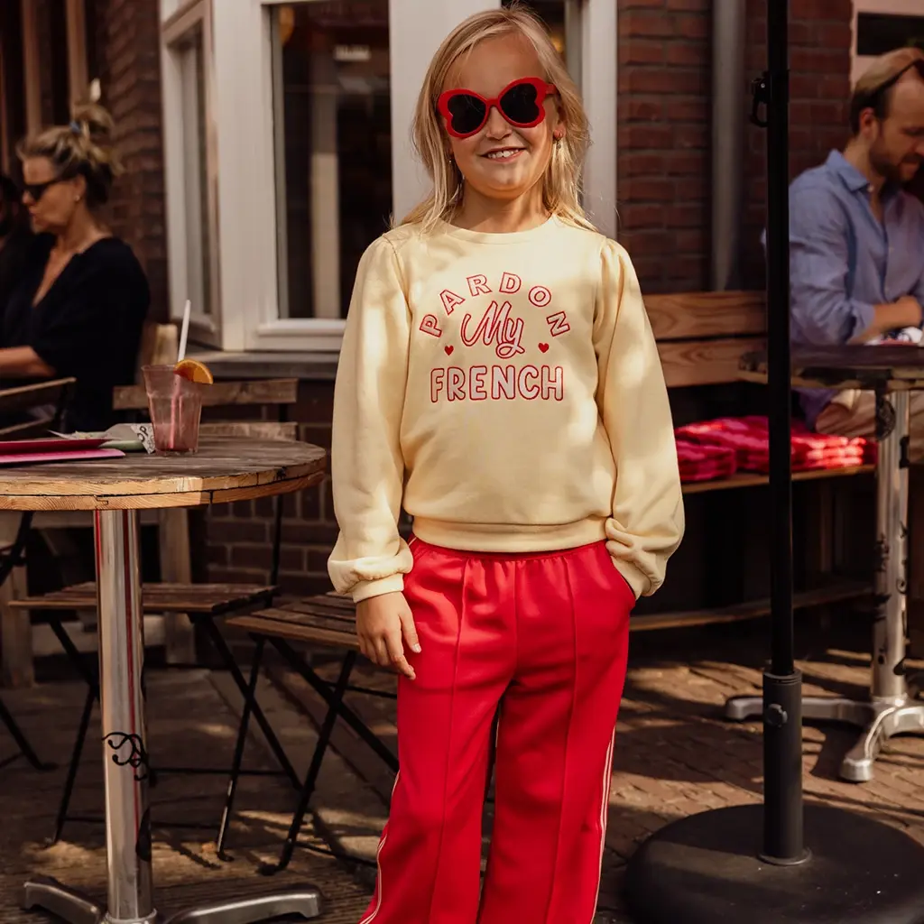 Broek sweat (poppy red)