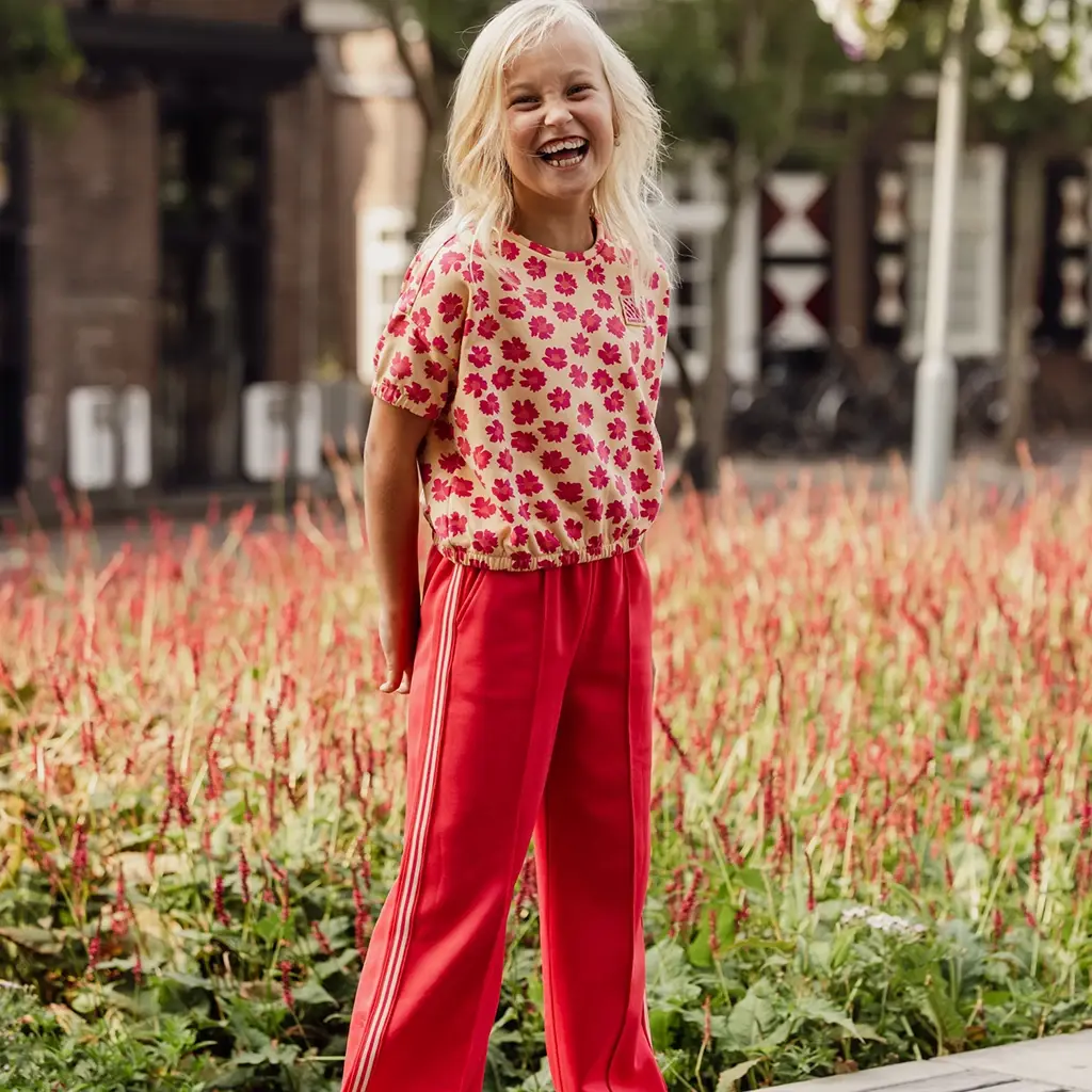 Broek sweat (poppy red)