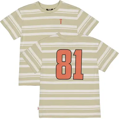 T-shirt Dawson backprint (aop off white stripe)