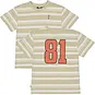 QPI T-shirt Dawson backprint (aop off white stripe)