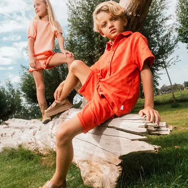 Overhemd t-shirt Dinand (burned orange)