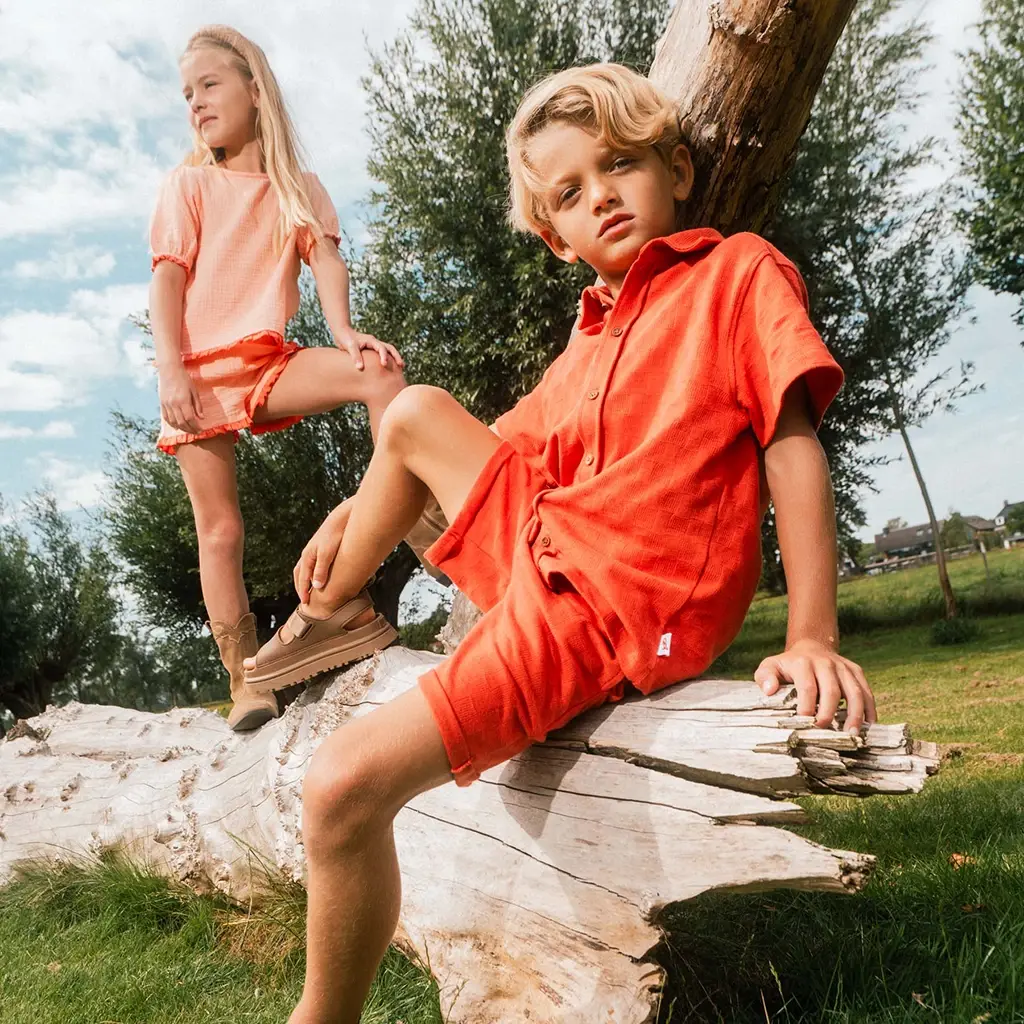 Korte broek Djarno (burned orange)