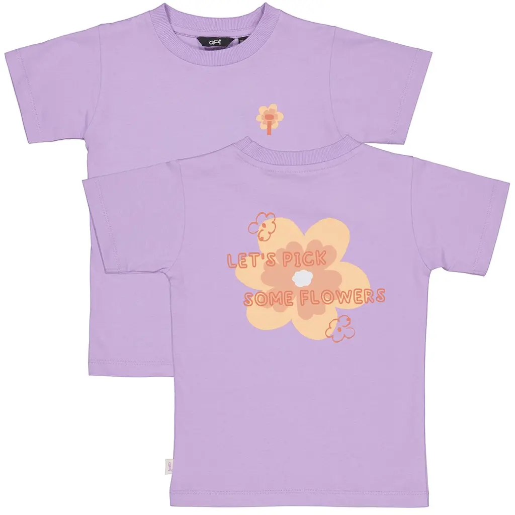 T-shirt Deborah backprint (light purple)