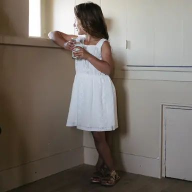 Jurk Bailey (white marble)