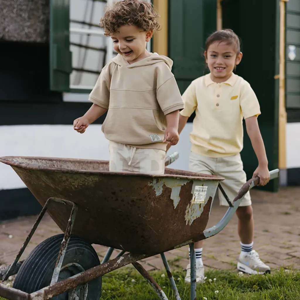 T-shirt hoodie Boaz (light sand)