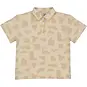LEVV Polo t-shirt Bertus (aop sand graphic)