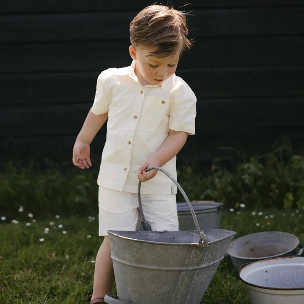 Korte broek Boy (ivory white)