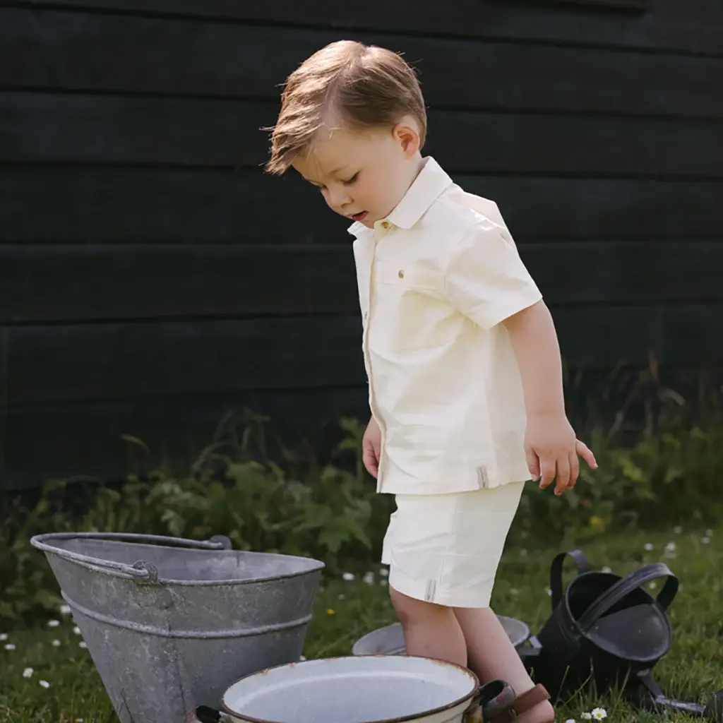 Korte broek Boy (ivory white)