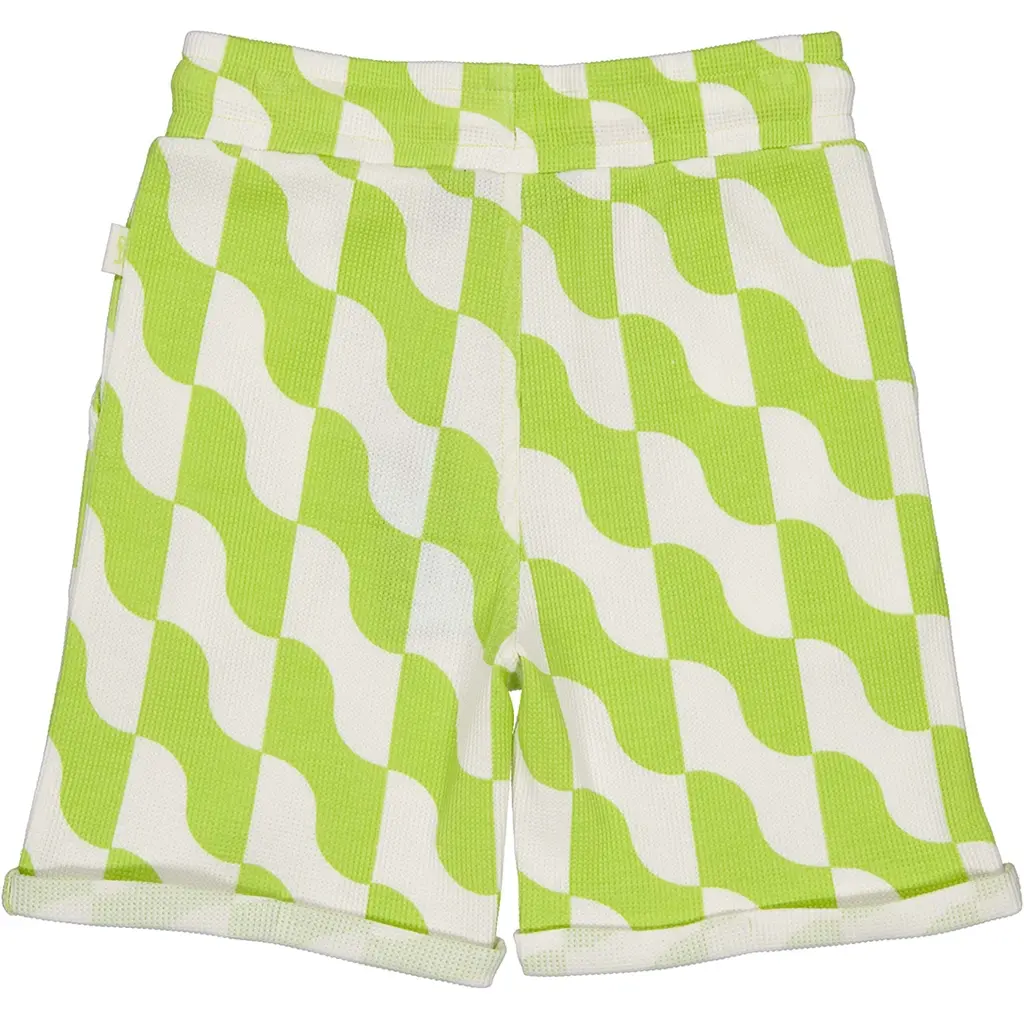 Korte broek Dorian (aop green graphic)