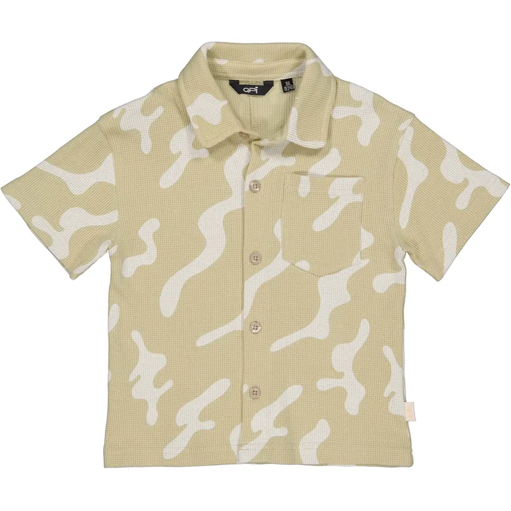 Overhemd t-shirt Emmanuel (aop sand retro)