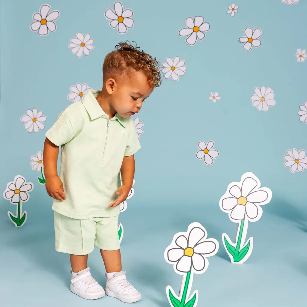 Polo t-shirt Elon (soft green)