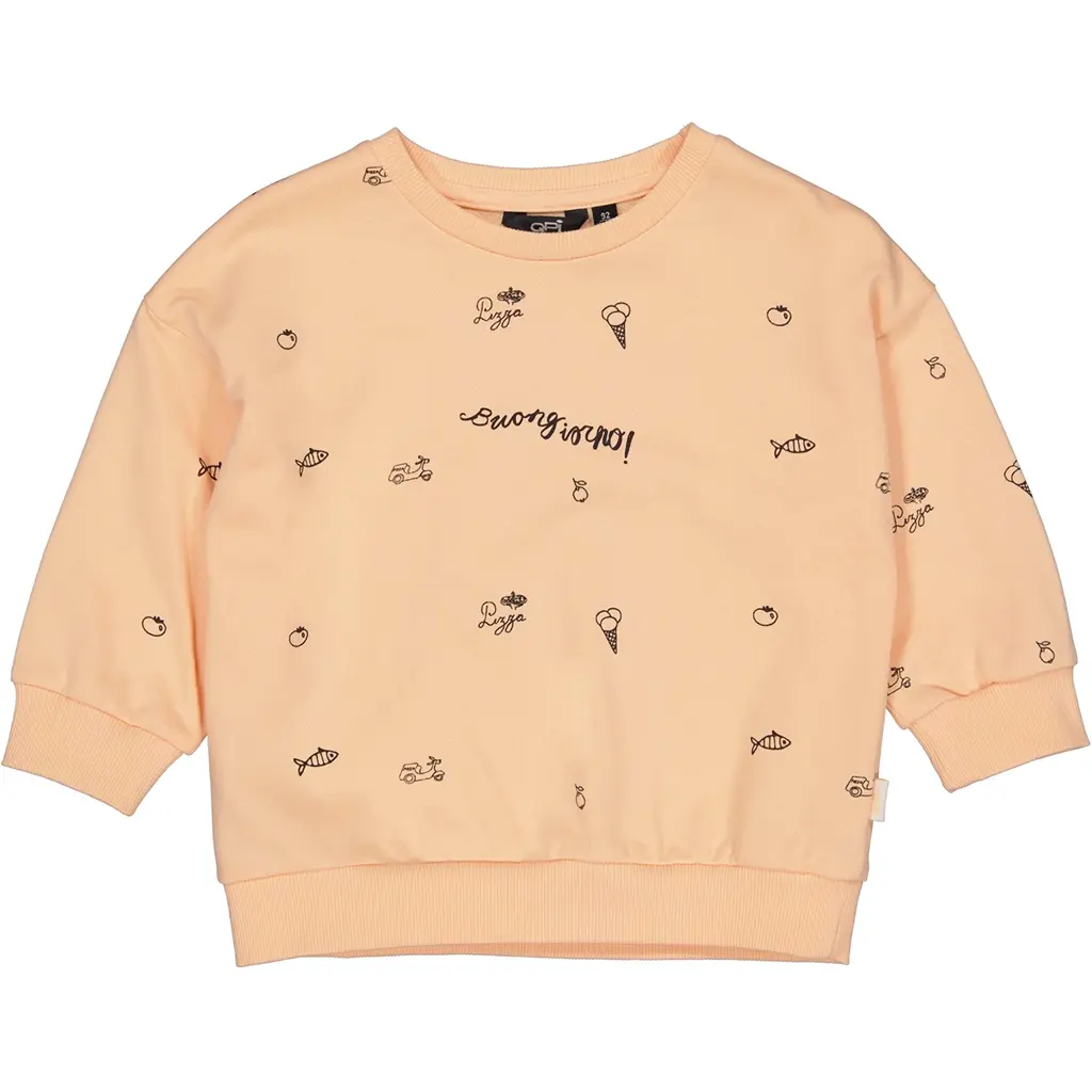 Trui Enrique (aop orange sketch)