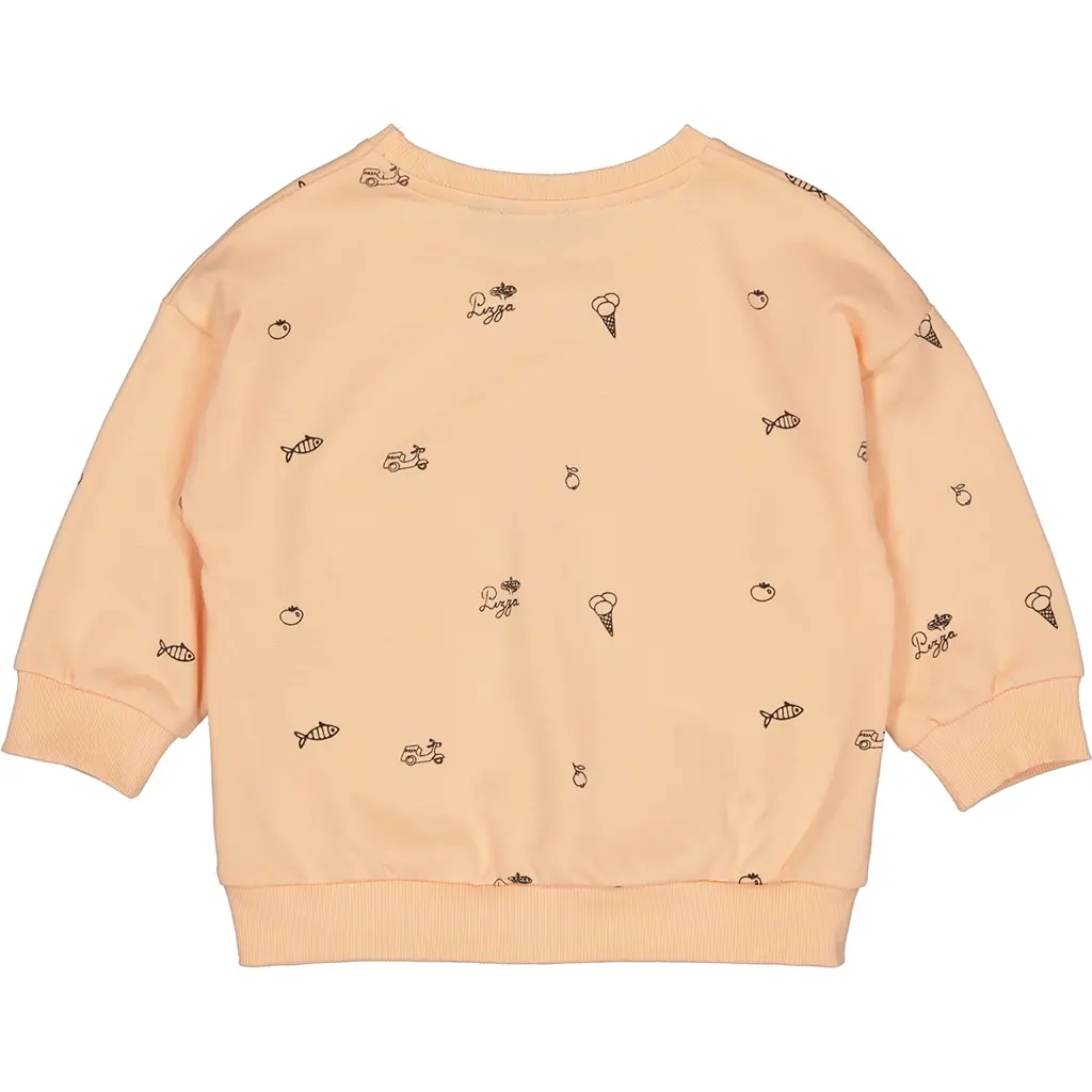 Trui Enrique (aop orange sketch)