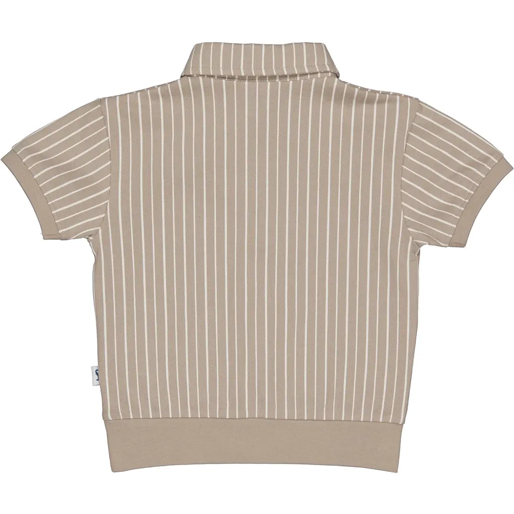 Polo shirt Edwin (aop cream stripes)