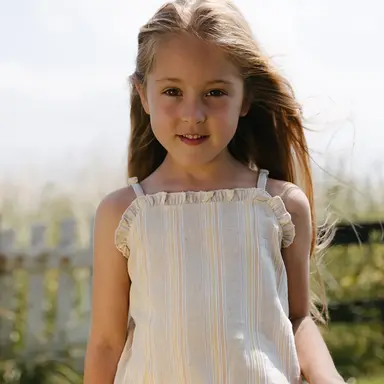 Topje Bodee (aop yellow stripe)