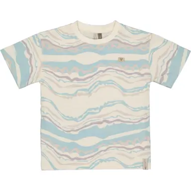 T-shirt Benk (aop multi colour stripe)