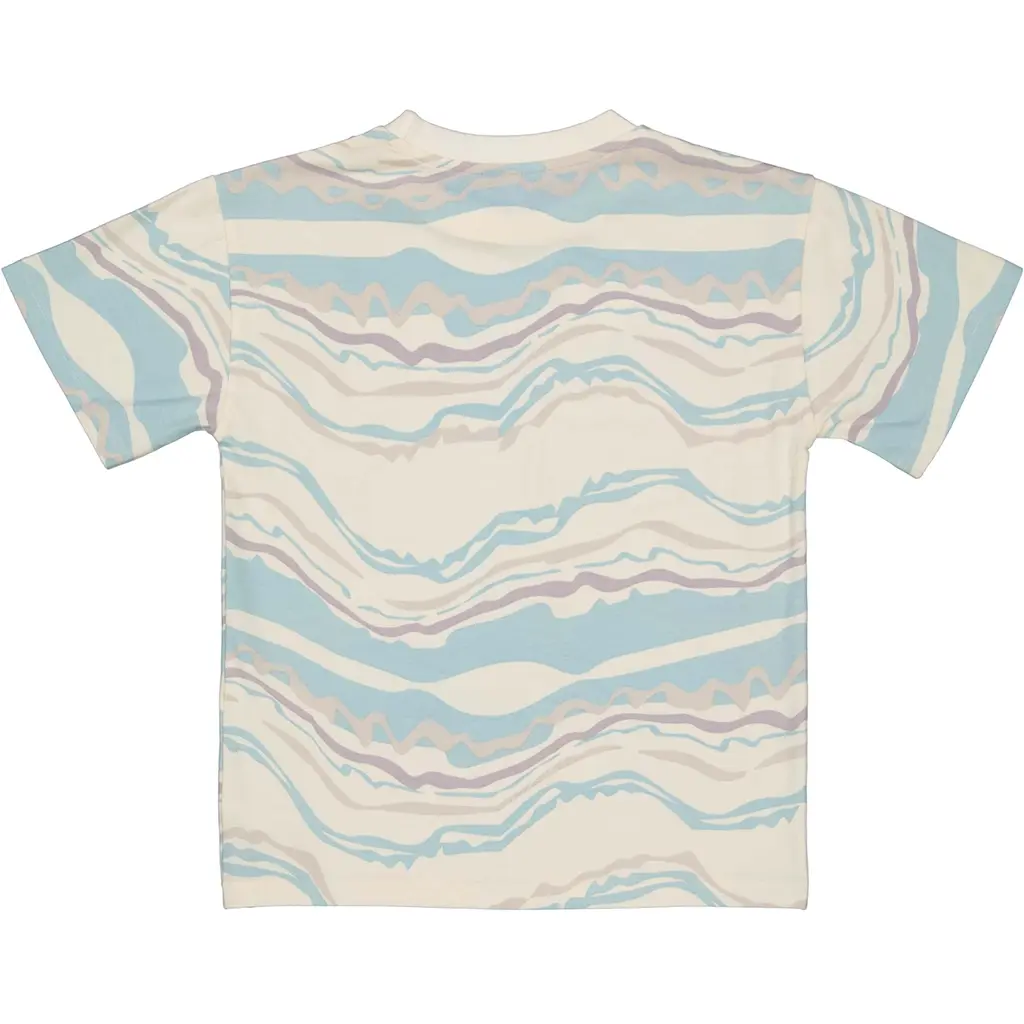 T-shirt Benk (aop multi colour stripe)
