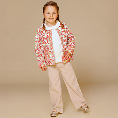 Broek wide leg (beige)