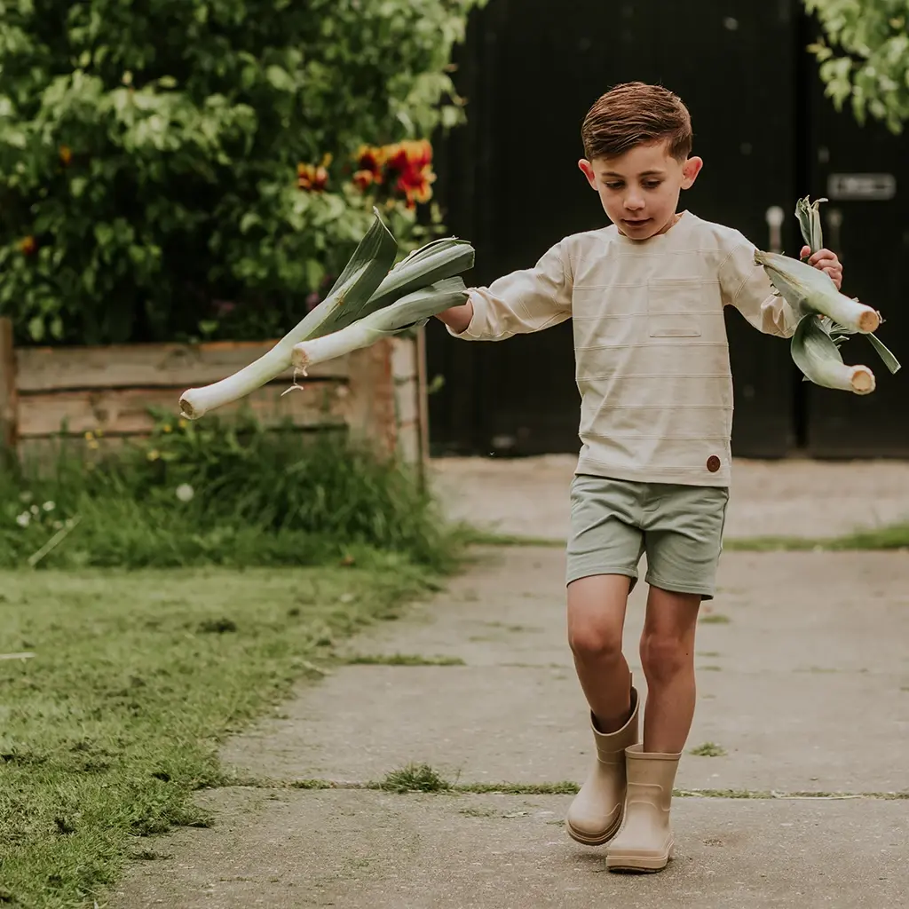 Set 2 korte broeken (sage)