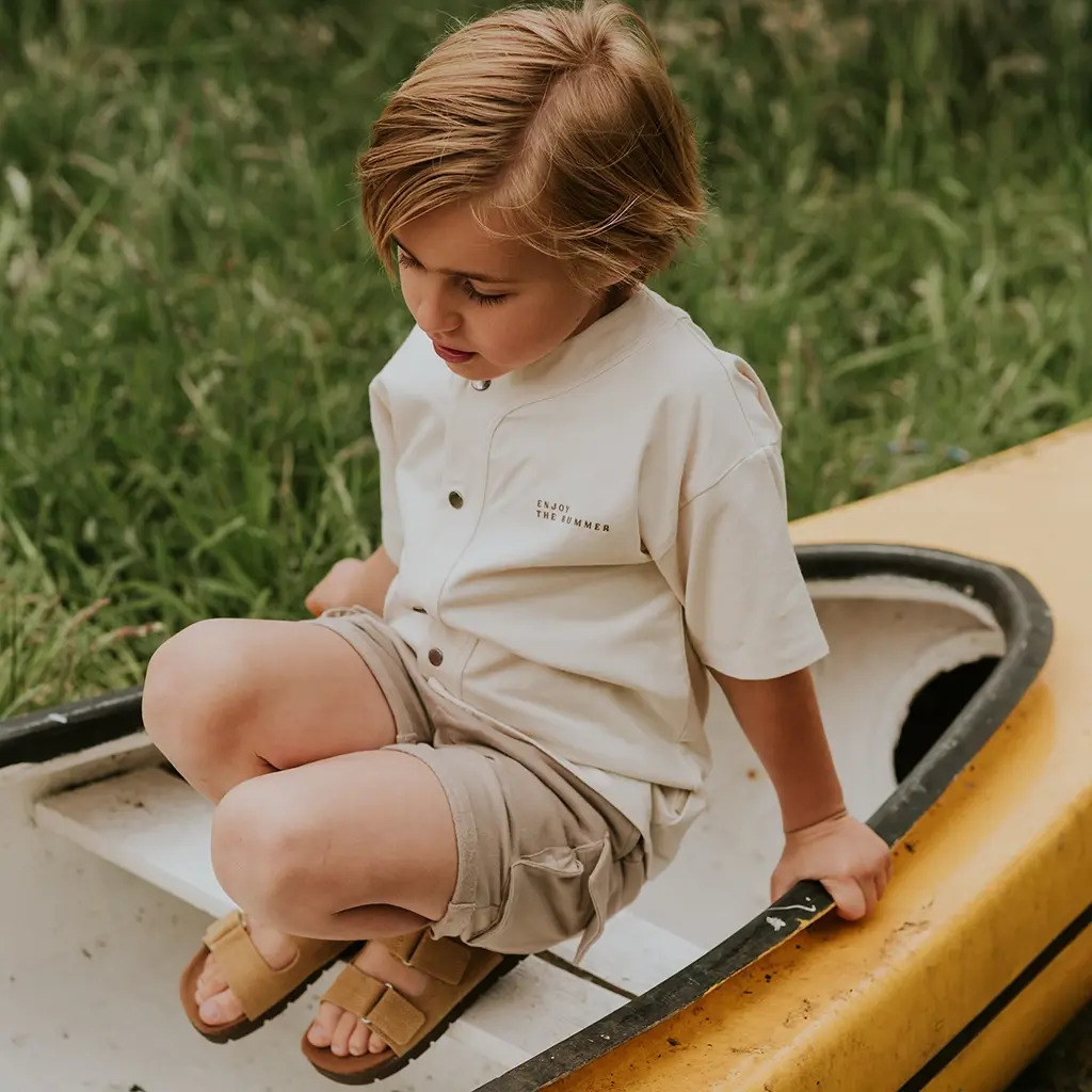 Korte broek cargo (sand)