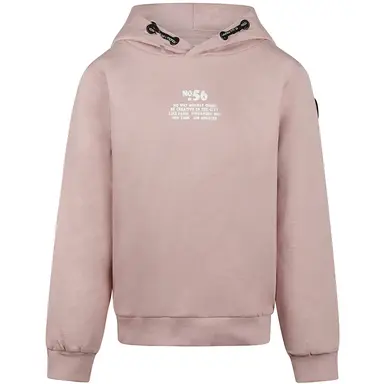 Trui hoodie backprint (light pink)