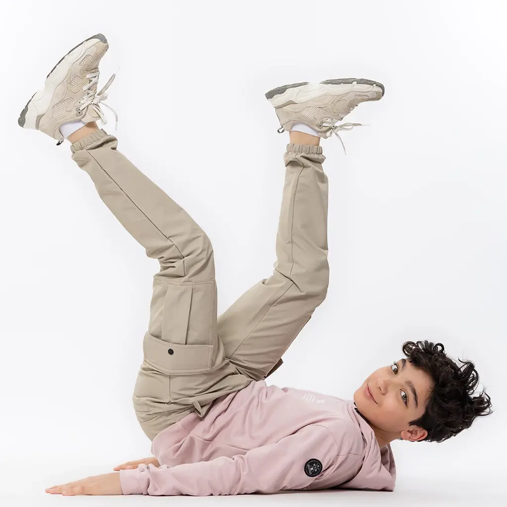 Trui hoodie backprint (light pink)