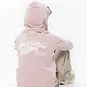 No Way Monday Trui hoodie backprint (light pink)