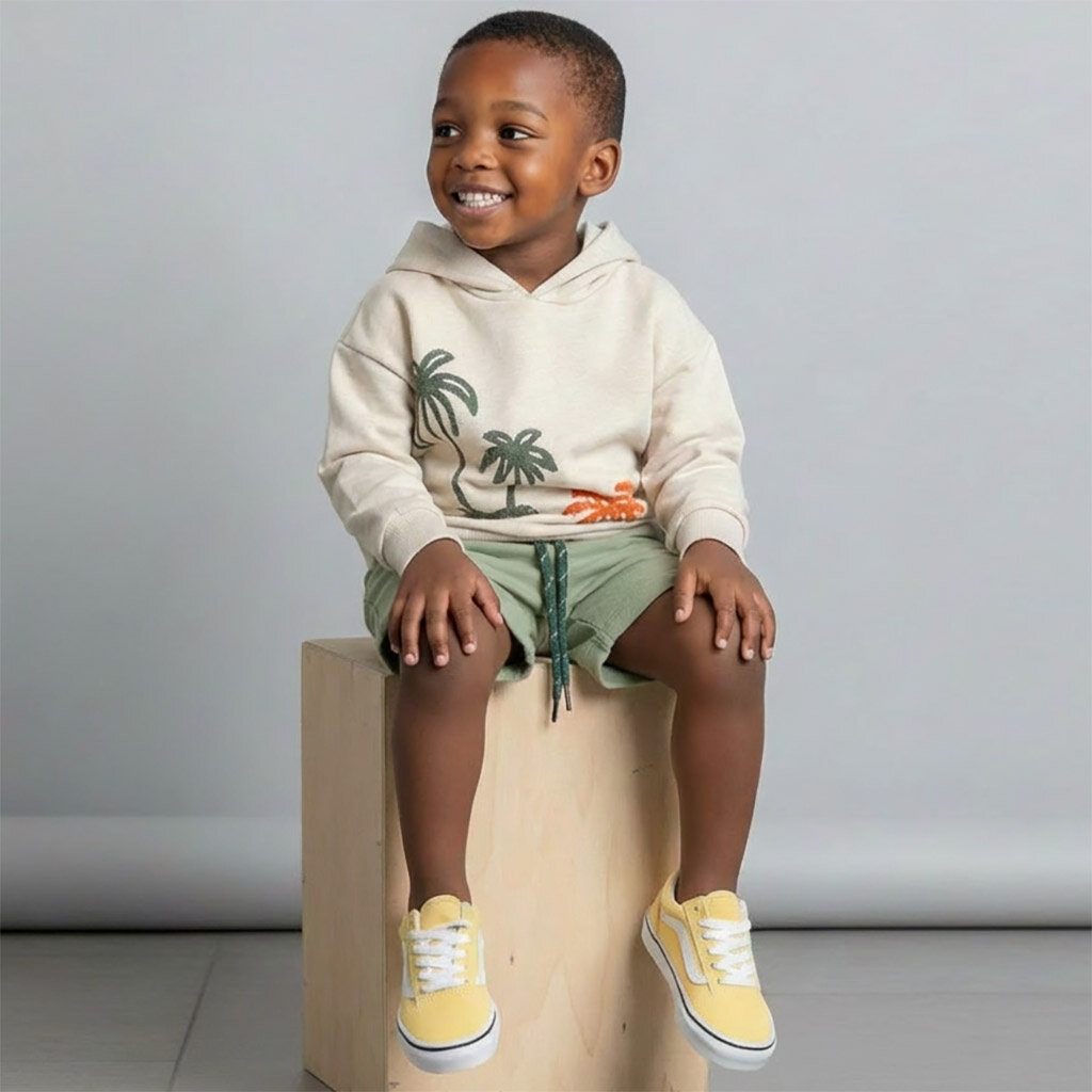 Korte broek Isaac (khaki)